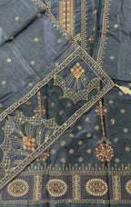 Qadri Arts – Noir Imperial Sheesha Silk – 2PC
