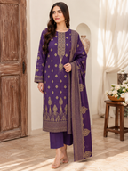 Qadri Arts – Royal Amethyst Broshia – 3PC