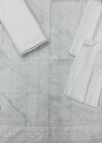 Qadri Arts – white Chikankari Elegance – 3PC