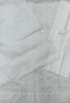 Qadri Arts – white Chikankari Elegance – 3PC