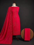 Qadri Arts – Scarlet Majestic Embroidered Lawn – 3PC