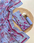 Maria B – Wisteria Bloom Luxury Lawn – 3PC