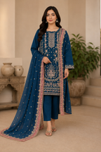 Aneela’s – Imperial Muse Embroidered Lawn – 3PC