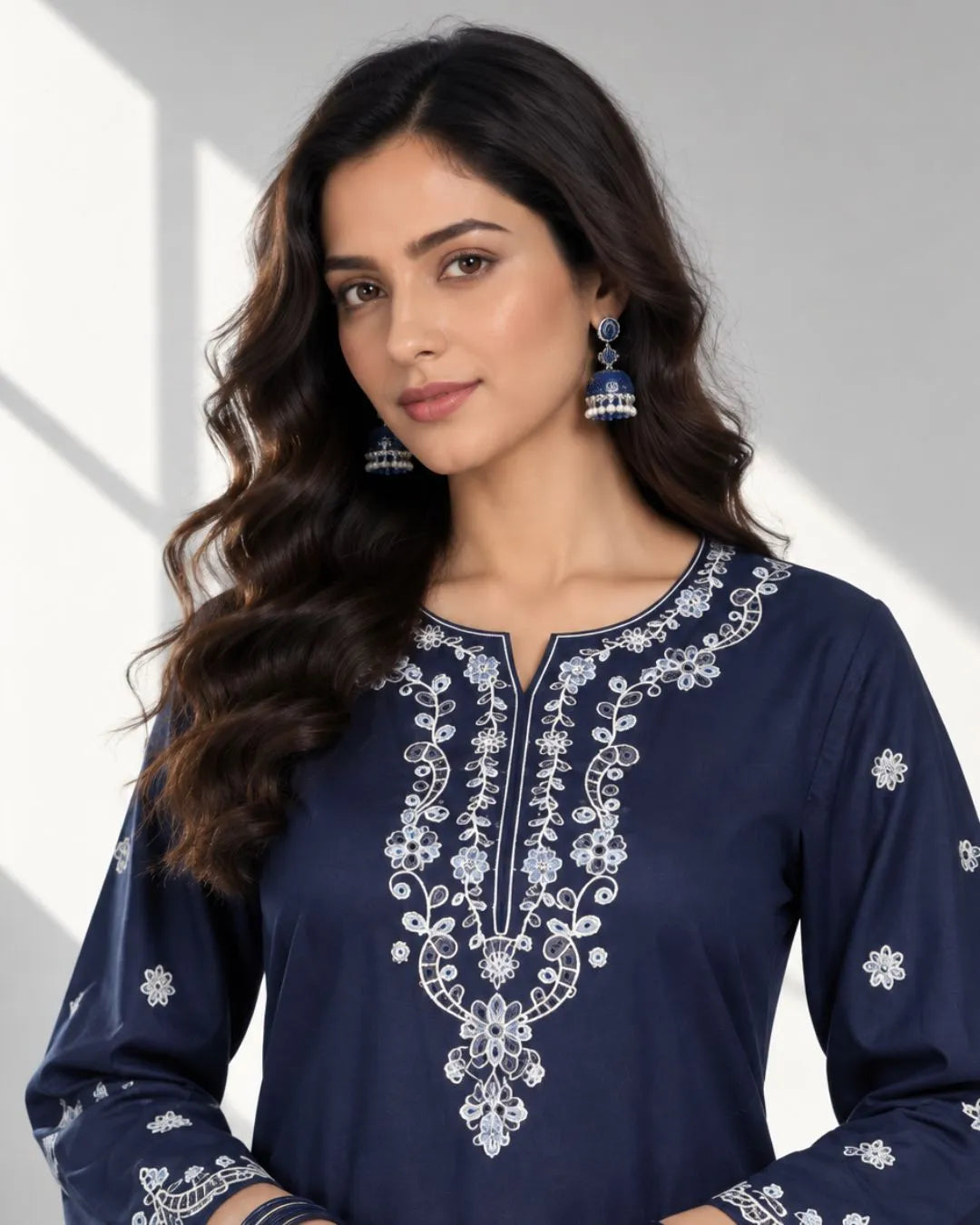 AMRAH — Dhanak Embroidered 2Pc