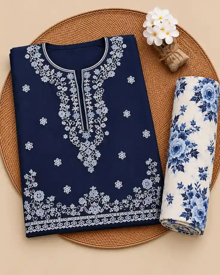 AMRAH — Dhanak Embroidered 2Pc