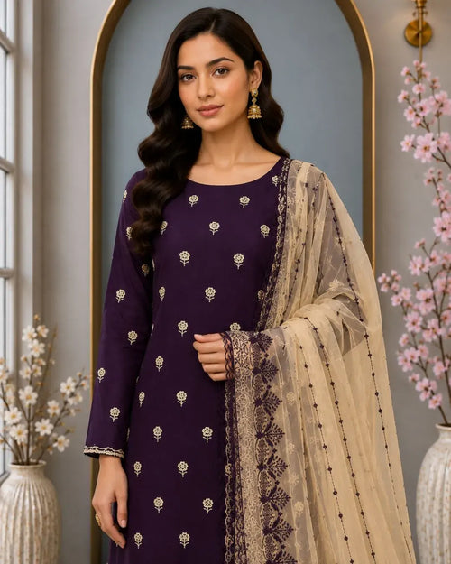 Almir — Embroidered Linen 3Pc