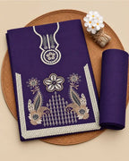 FALAK — Embroidered Dhanak 2Pc
