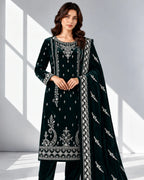AFREEN — Embroidered Velvet 3Pc