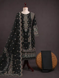 Qadri Arts – Midnight Opal Embroidered Luxury Lawn – 3PC