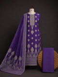 Qadri Arts – Royal Amethyst Broshia – 3PC